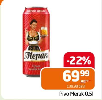 Pivo Merak 0,5l
