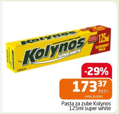 Pasta za zube Kolynos 125ml super white