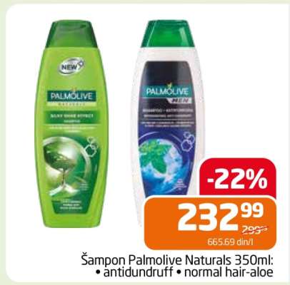 Šampon Palmolive Naturals 350ml