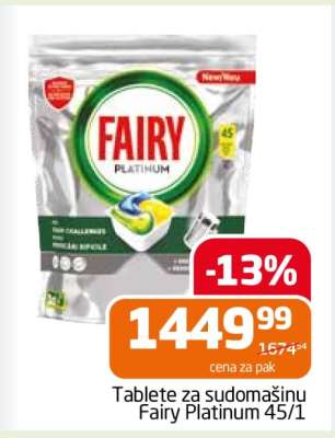 Tablete za sudomašinu Fairy Platinum 45/1