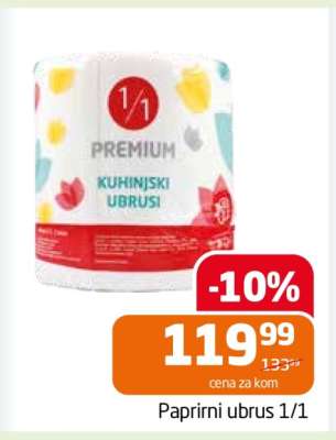 Papirni ubrus 1/1