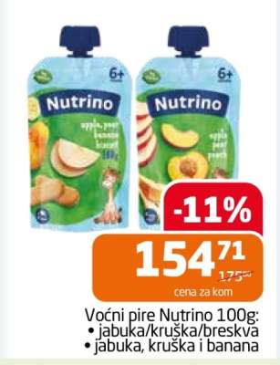 Voćni pire Nutrino 100g
