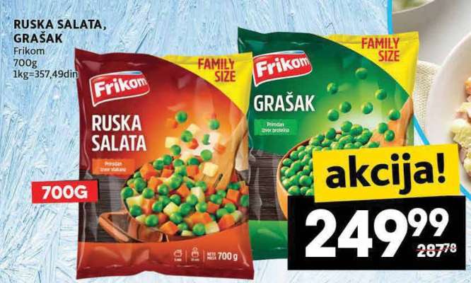 RUSKA SALATA, GRAŠAK