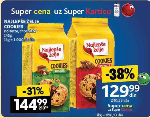 NAJLEPŠE ŽELJE COOKIES