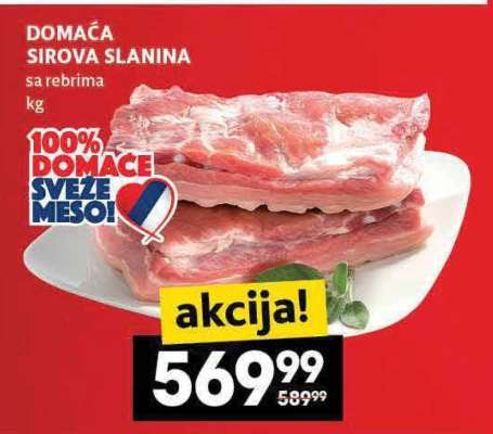DOMAĆA SIROVA SLANINA