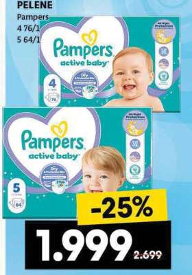 Pampers active baby