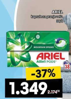 ARIEL kapsule za pranje veša 38/1