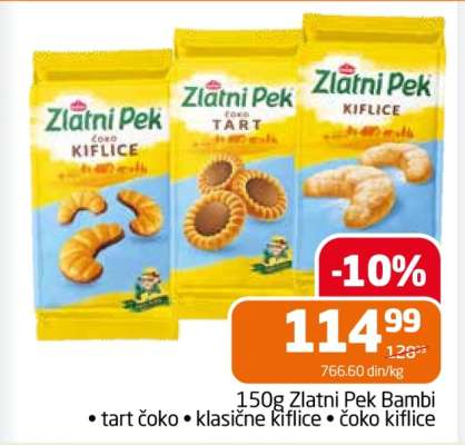 150g Zlatni Pek Bambi