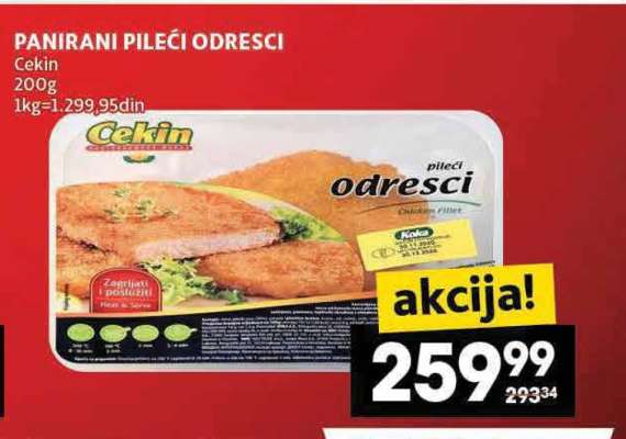 Panirani pileći odresci