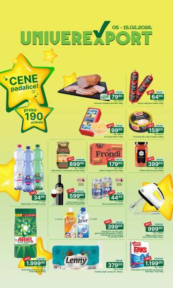 Univerexport katalog - 05.02.2026 - 15.02.2026.