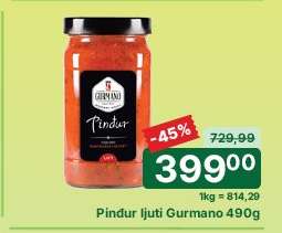 Pindur ljuti Gurmano 490g
