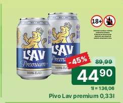 Pivo Lav premium 0,33l