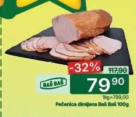 Pečenica dimljena Baš Baš 100g