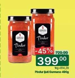Pindur ljuti Gurmano 490g
