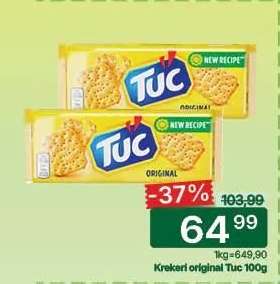 Krekeri original Tuc 100g