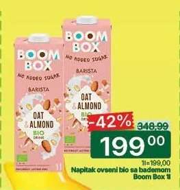 Napítak ovseni bio sa bademom Boom Box 1l