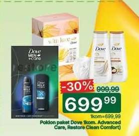 Poklon paket Dove 1kom. Advanced Care, Restore Clean Comfort