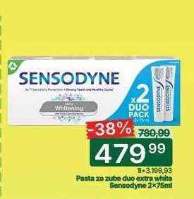 Pasta za zube duo extra white Sensodyne 2×75ml