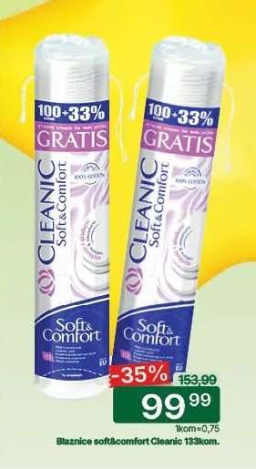 Blaznice soft&comfort Cleanic 133kom.