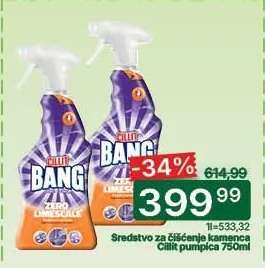 Sredstvo za čišćenje kamenca Cillit pumpica 750ml