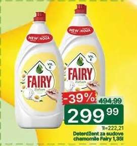 Deterdžent za sudove Chamomile Fairy 1,35l
