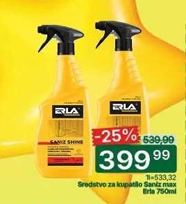 Sredstvo za kupatilo Saniz max Erla 750ml