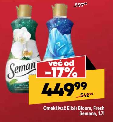 Omekšivač Elixir Bloom, Fresh Semana, 1.7l