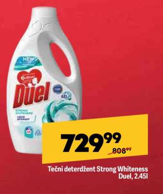 Tečni deterdžent Strong Whiteness Duel, 2.45l
