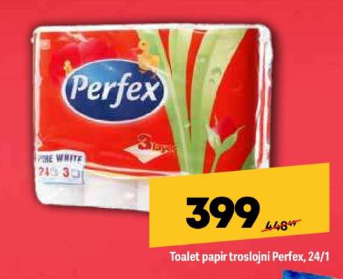Toalet papir troslojni Perfex 24/1