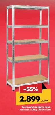 Polica metal-medijapan Galva