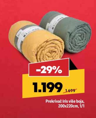 Prekrivač Iris više boja