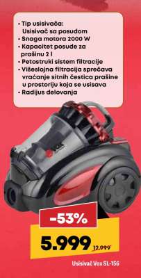 Usisivač VOX SL 156