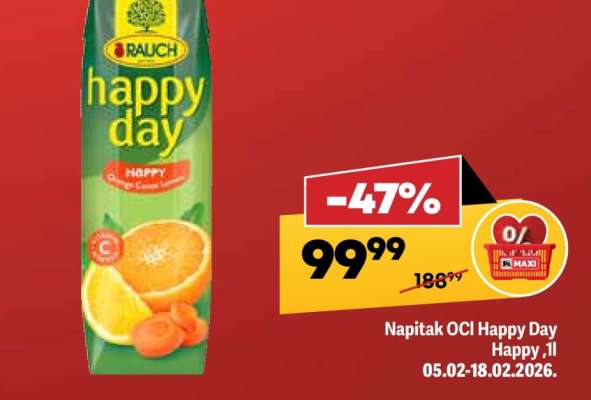 Napítak OCI Happy Day Happy, 1l
