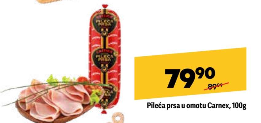 Pileća prsa u omotu Carnex 100g