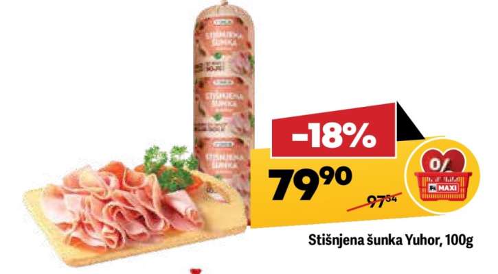 Stišnjena šunka Yuhor 100g