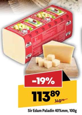 Sir Edam Paladin 40%mm, 100g