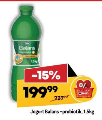 Jogurt Balans probiotik 1.5kg