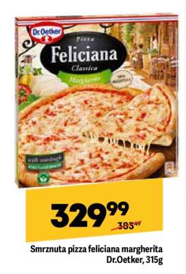 Smrznuta pizza Feliciana Margherita Dr.Oetker, 315g
