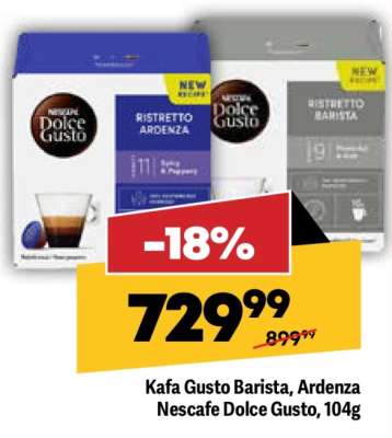 Kafa Gusto Barista, Ardenza Nescafe Dolce Gusto, 104g