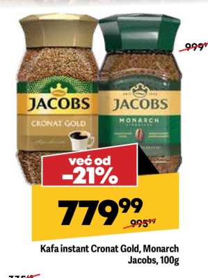 Kafa instant Cronat Gold Monarch Jacobs 100g