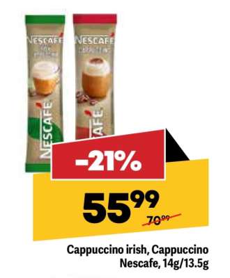 Cappuccino irish, Cappuccino Nescafe, 14g/13.5g