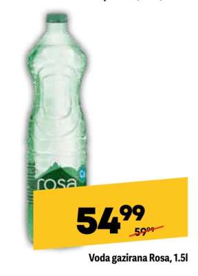 Voda gazirana Rosa 1.5l