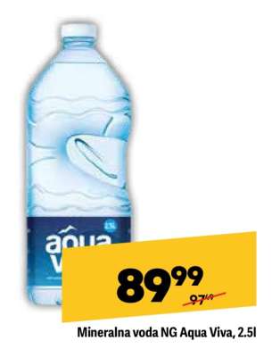 Mineralna voda ng Aqua Viva 2.5l