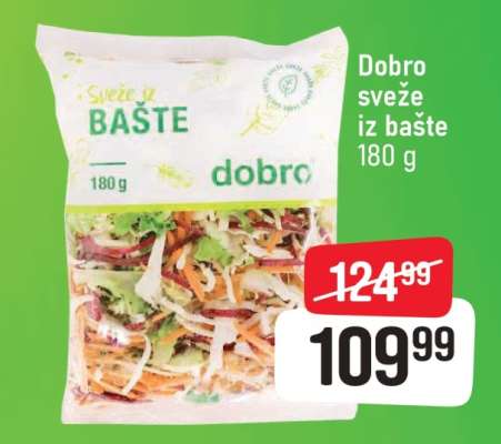 Dobro sveže iz bašte 180 g