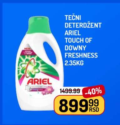 Tečni deterdžent Ariel Touch of Downy Freshness 2.35kg