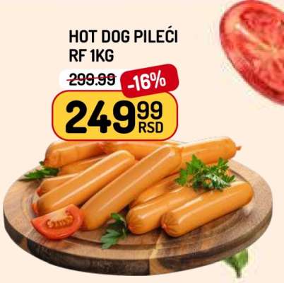 HOT-DOG PILEĆI RF 1KG