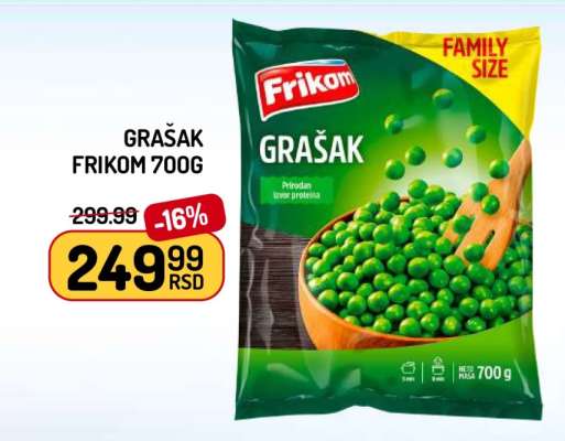 Grašak Frikom 700g