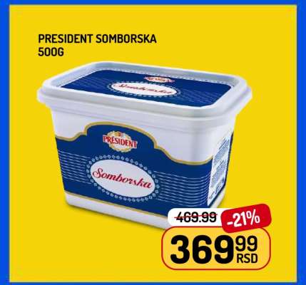 PRESIDENT SOMBORSKA 500g