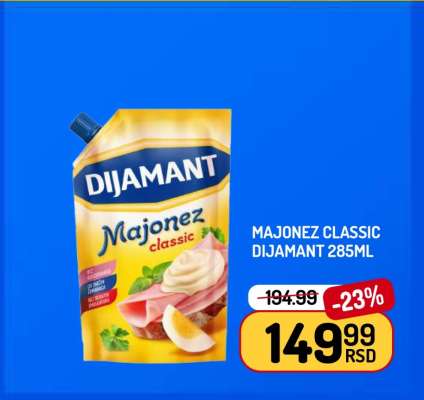 MAJONEZ CLASSIC DIJAMANT 285ml