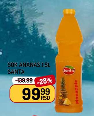 Sok Ananas 1.5L Santa